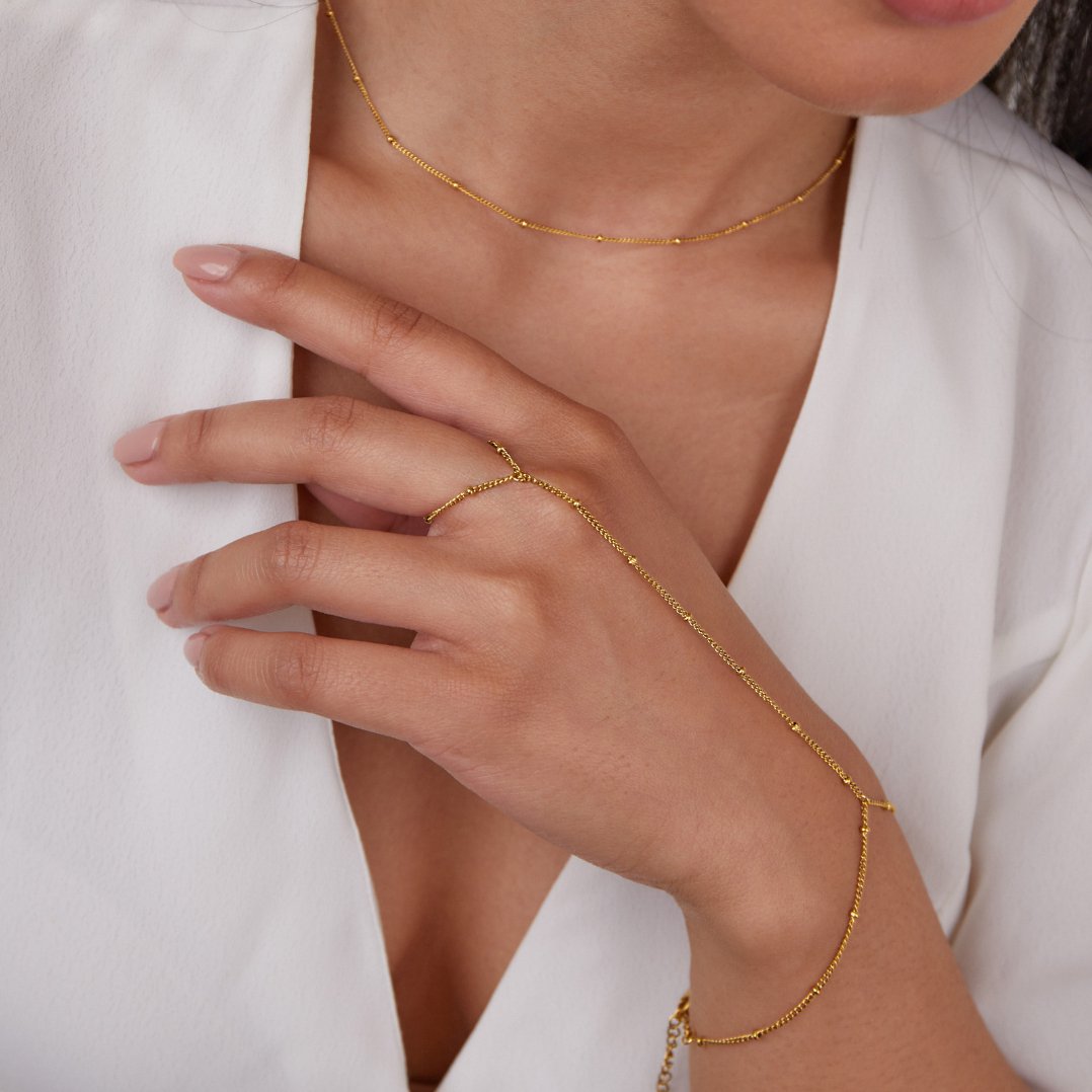 Eloura™ Chic Hand Chain Bracelet
