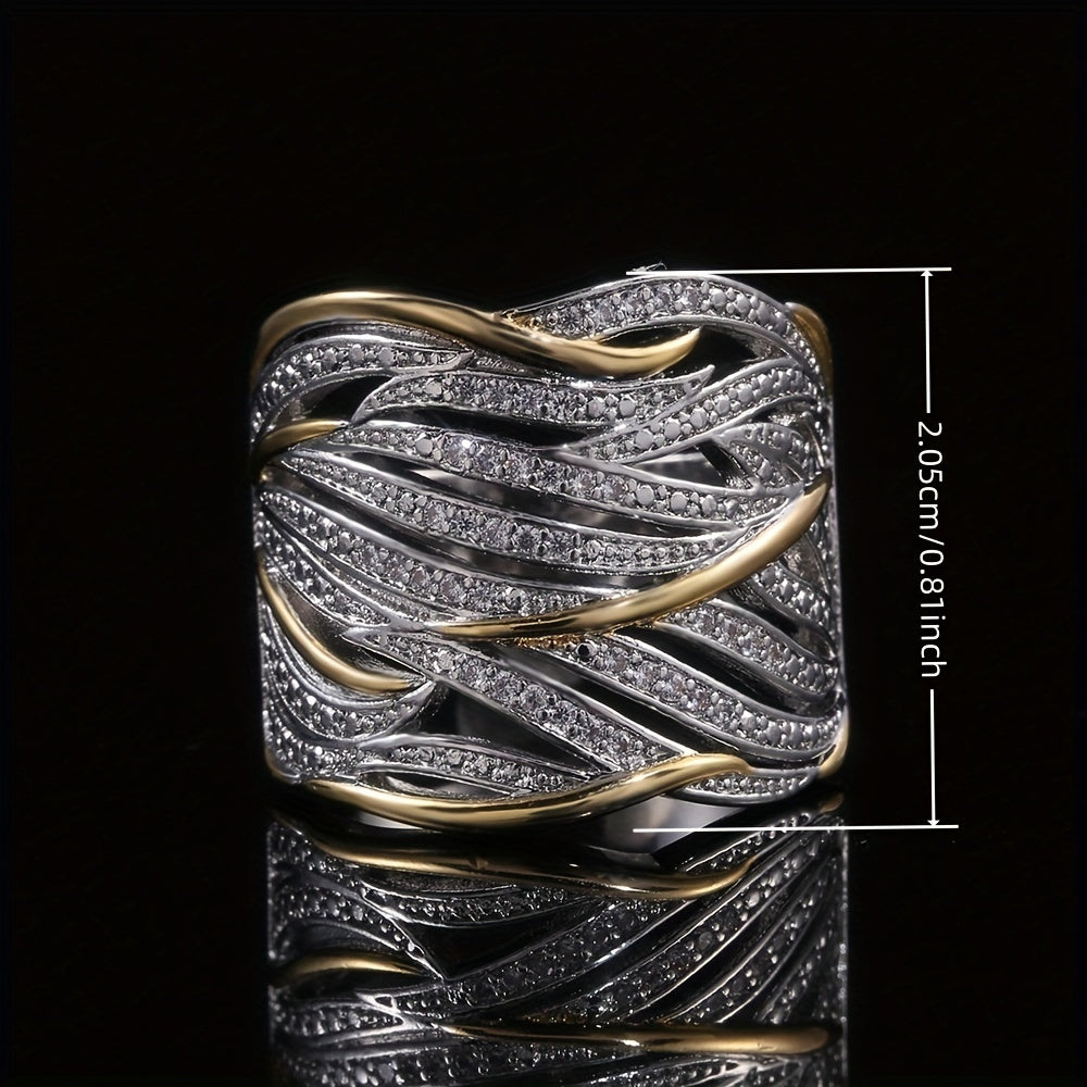 Eloura™ Elegant Multi‑Layer Twisted Ring
