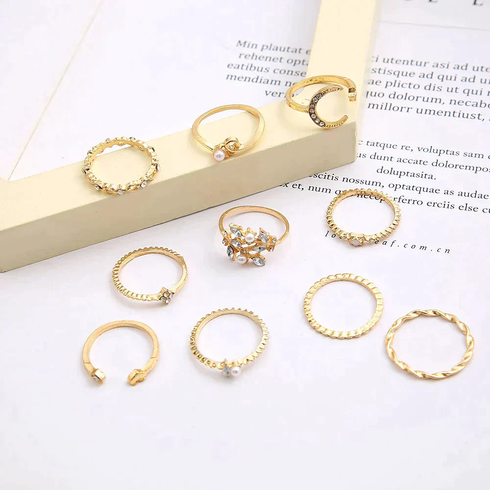 Eloura™ 10 Silver and Gold Set Ring
