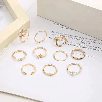 Eloura™ 10 Silver and Gold Set Ring
