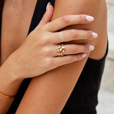 Eloura™ Gold Leaf Ring