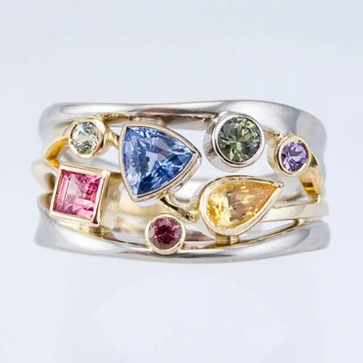 Eloura™ Vintage Colourful Zirconia Ring