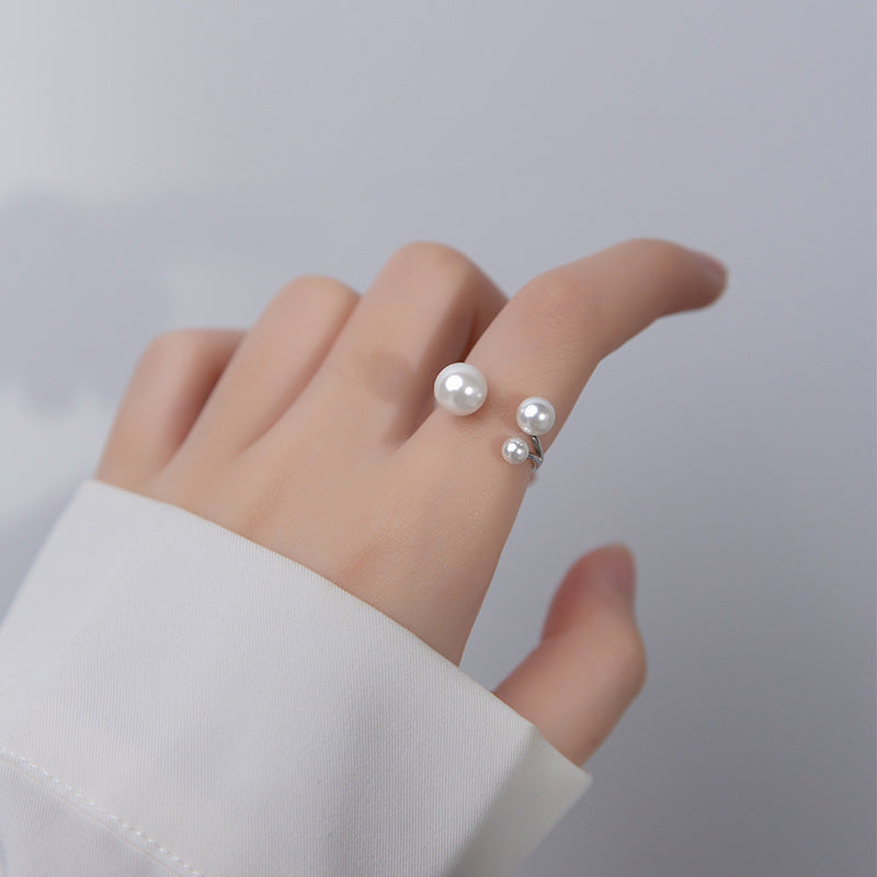 Eloura™ Adjustable Triple Freshwater Pearl Ring