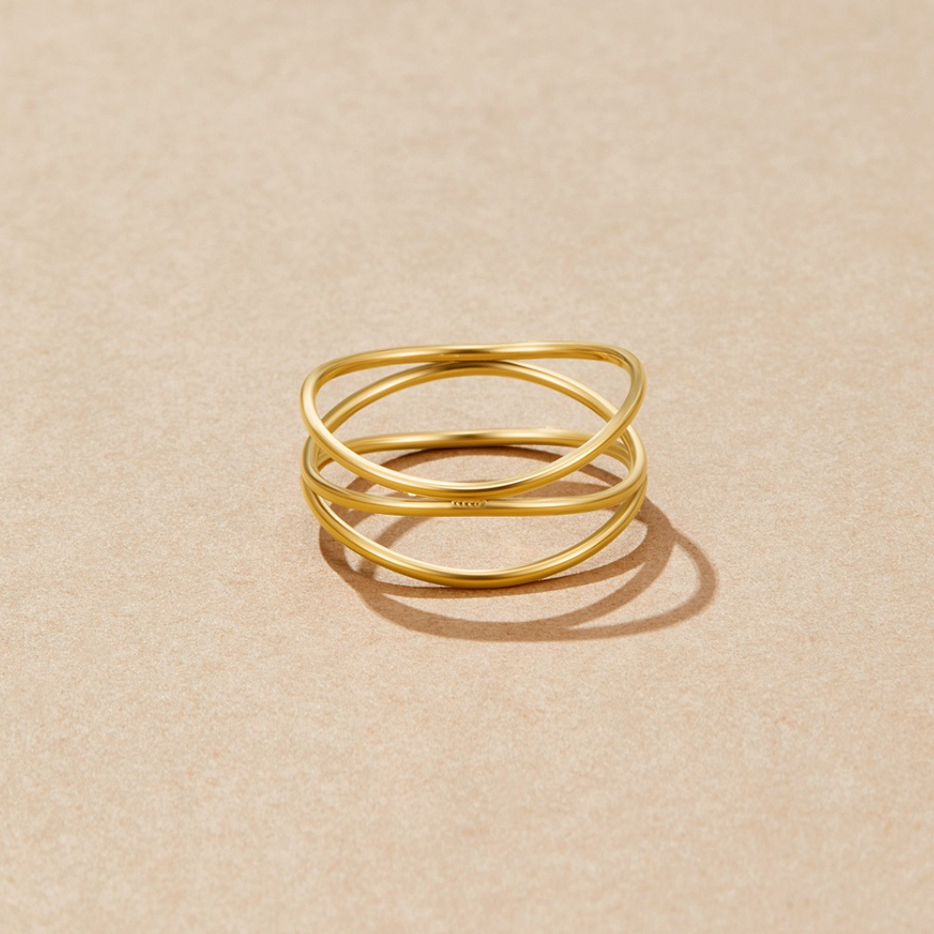 Eloura™ Infinity Loop – Gold Ring