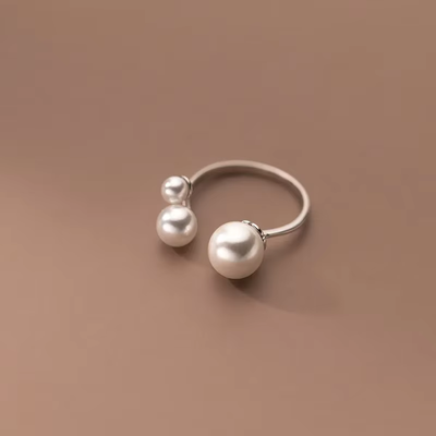 Eloura™ Adjustable Triple Freshwater Pearl Ring