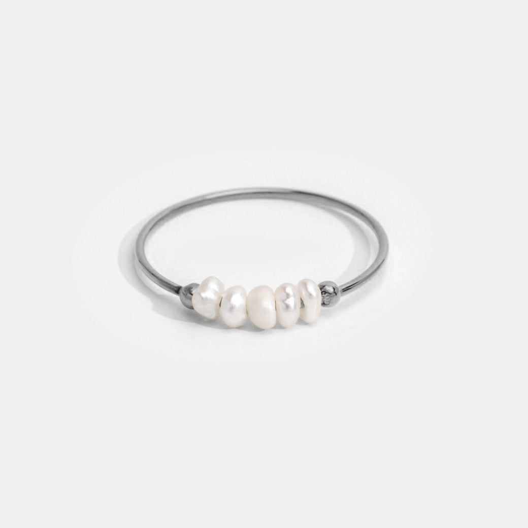 Eloura™ Classic Freshwater Pearl Silver Ring