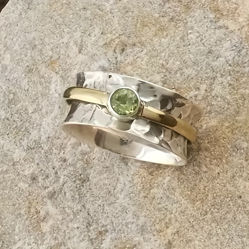 Eloura™ Elegant Green Zirconia Ring
