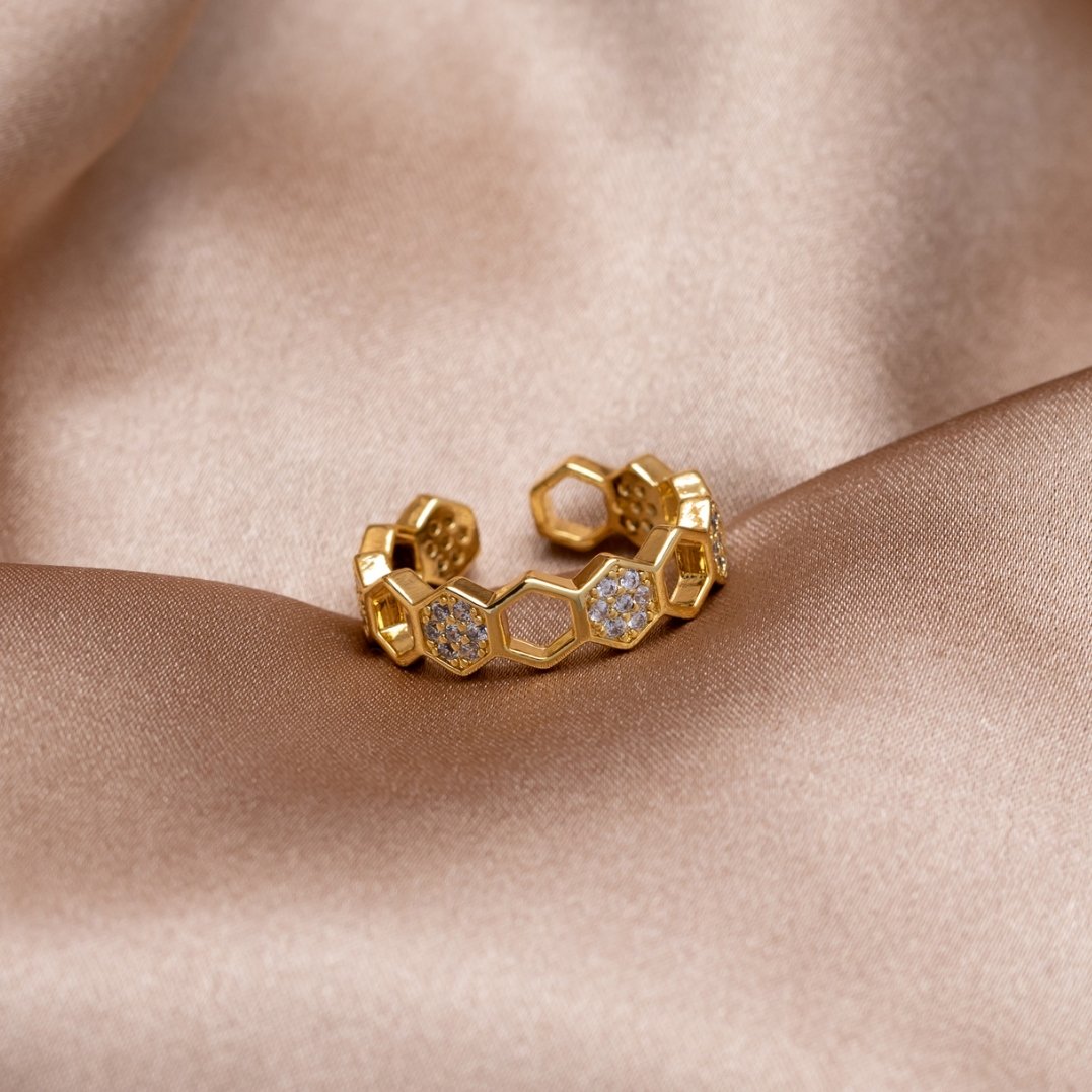 Eloura™ Gold & Crystal Ring