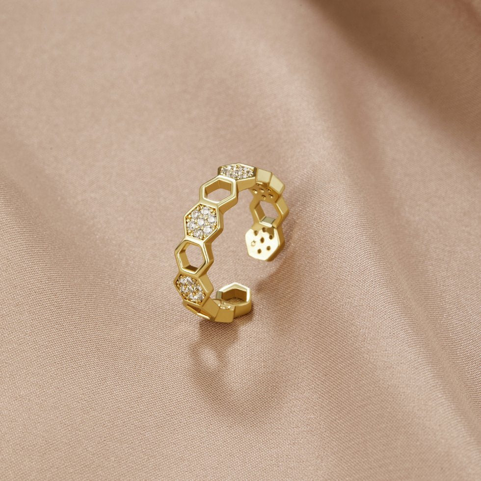 Eloura™ Gold & Crystal Ring