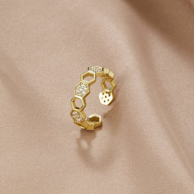 Eloura™ Gold & Crystal Ring
