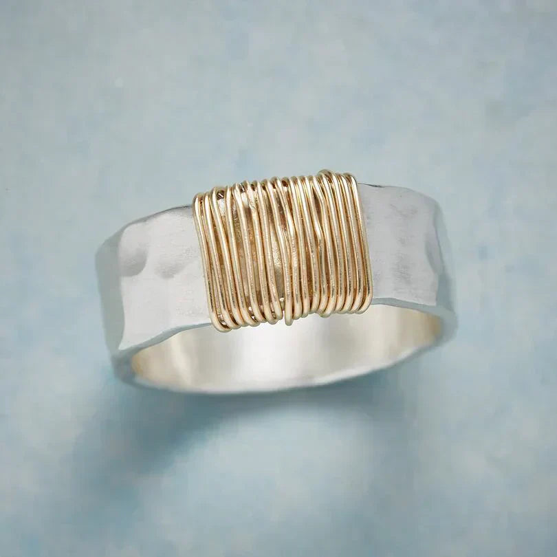 Eloura™ Golden Boho Thread Ring