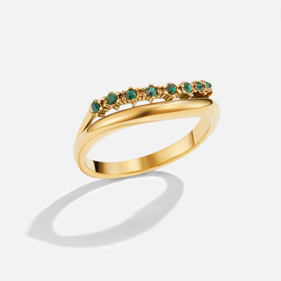 Eloura™ Emerald Green Layered Ring