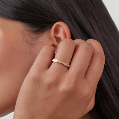 Pearl & Crystal Ring