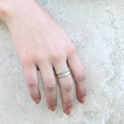 Eloura™ Vintage Gold-Layer Silver Ring