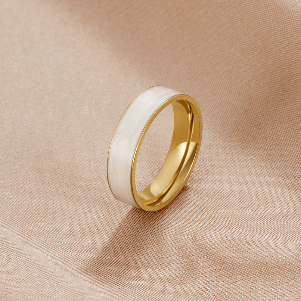 White Band Ring