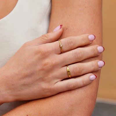 Crystal Heart Ring