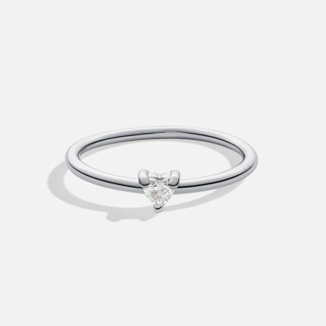 Eloura™ Little Love Crystal Heart Ring