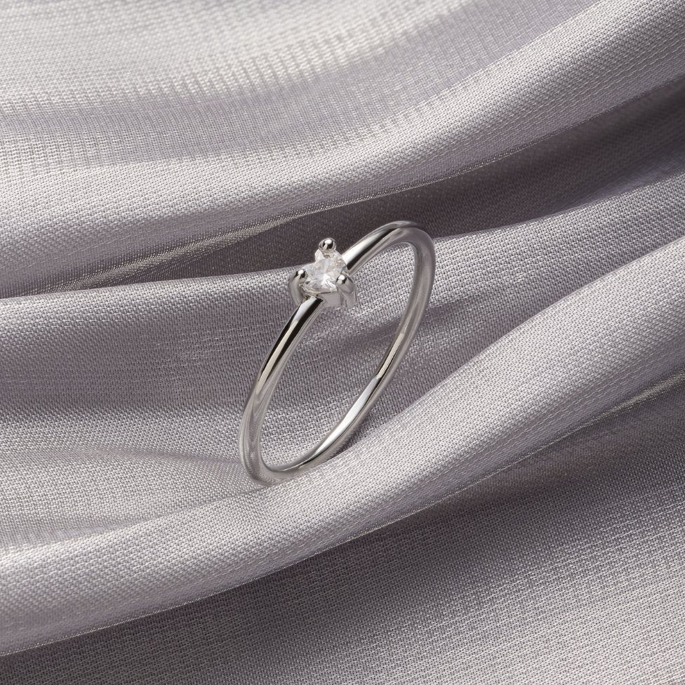 Eloura™ Little Love Crystal Heart Ring