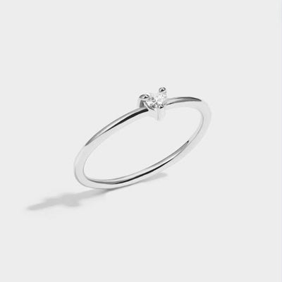 Eloura™ Little Love Crystal Heart Ring