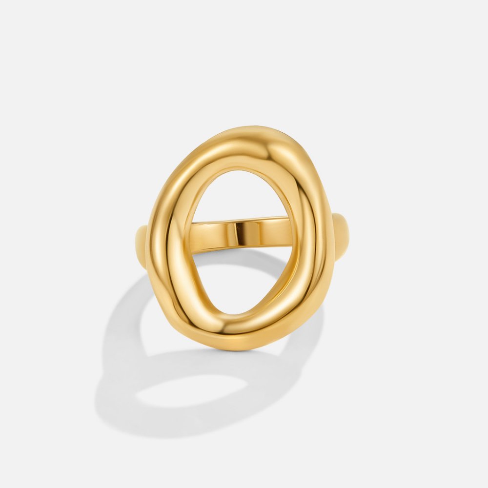 Molten Gold Ring